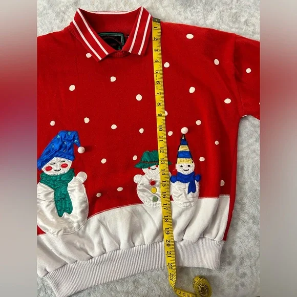 Vintage SML Sport Ugly Christmas Sweatshirt - Picture 8 of 10